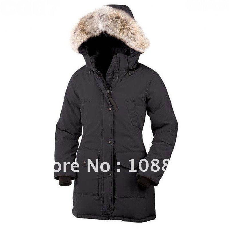 2012 New arrival ladies goose down coat  brand women winter trillium Parka jacket best quality  outwear G07