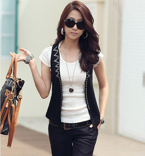 2012 new arrival plus size clothing mm autumn vest fashion Women vest