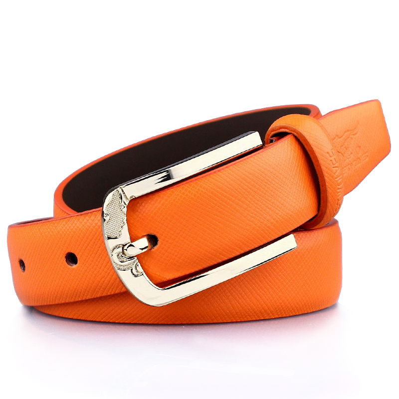 2012 new arrival SEPTWOLVES women's strap genuine leather cowhide belt pin buckle sweet gentlewomen