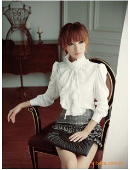 2012  NEW ARRIVAL Wholesale  fashion womens slimming shirts Top Sell  Free shipping