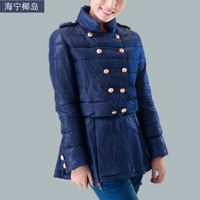 2012 new arrival women's cotton-padded jacket female short design slim wadded jacket autumn short jacket stand collar Army Green