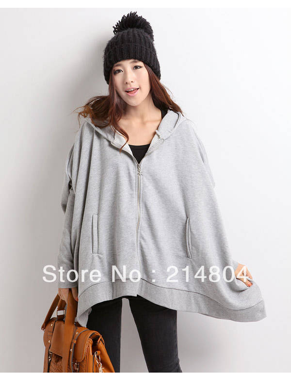 2012 New arrivals Autumn & Winter  bat-wing sleeve coat in Korean style  ANNA-004