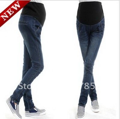 2012 NEW Autumn Winter Maternity jeans Pregnant women Jeans Maternity abdominal pants #YF605