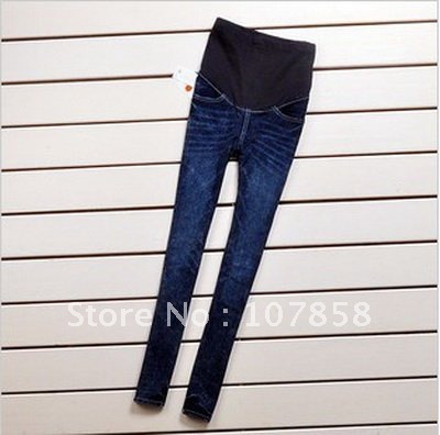 2012 New Autumn Winter Snow pants Pencil jeans Maternity jeans Pregnant women Jeans Maternity pants Maternity Feet Pants #RYK01