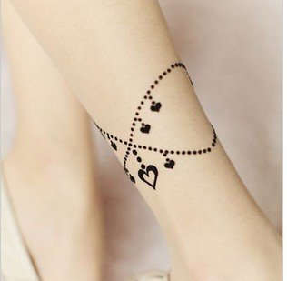 2012 New Fashion 3D Tattoo Stockings /Lace Pantyhose/Sexy Leggings/Individual Chain Style Socks Earrings as Gift!!