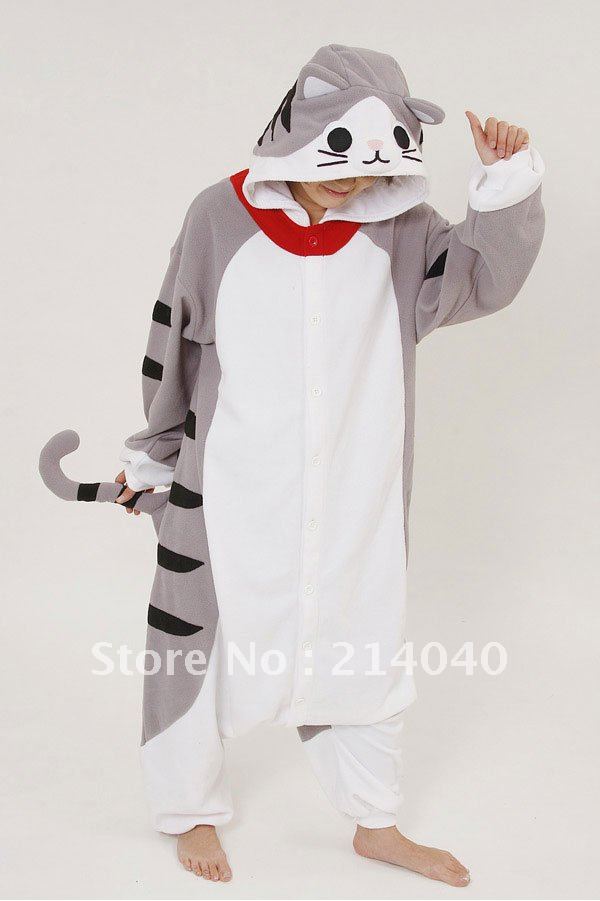 2012 New Fashion Animal Costume Kigurumi Pajamas,Cat  Costume Pajamas,Beautiful Cat Kigurumi