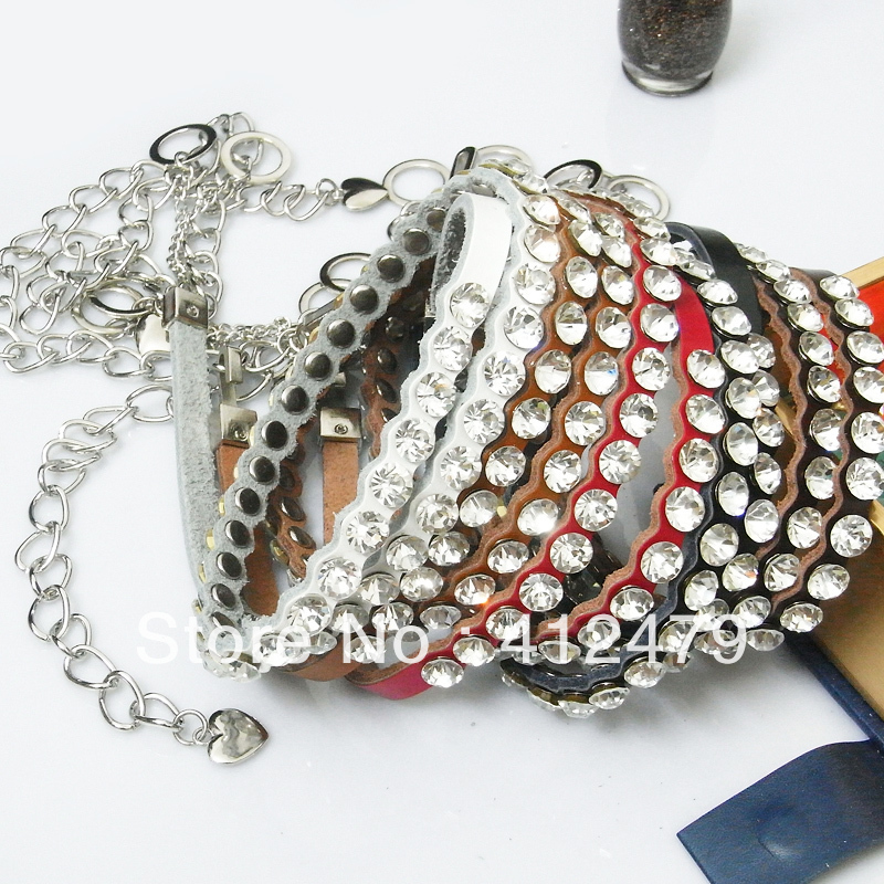 2012 new fashion belts for women 100% genuine leather, rhinestone belly chain all-match skirt accessories free shippping TB004