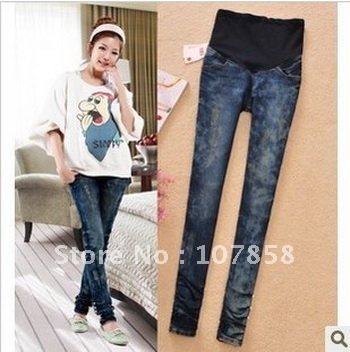 2012 New Fashion Maternity jeans Pregnant women Jeans Maternity Pants Maternity Wear #RYW011