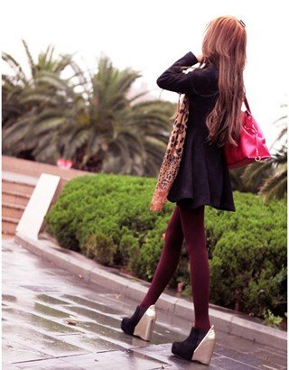 2012 new  Fashion /new design /winter Slim Fleece Tights Pantyhose