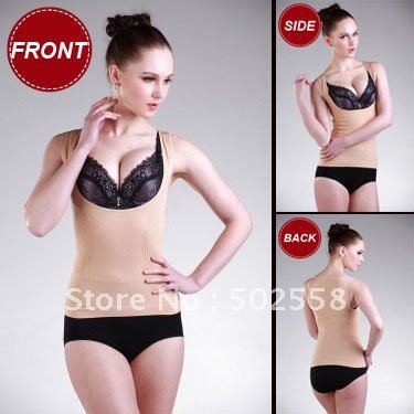 2012 new fashion slim shaper dress underwear push up chest bra intimates corset belt supreme shape slimming B-31