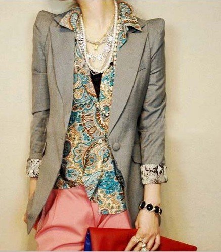 2012 New  fashion womens' jacket OL working slim elegant foldable sleeve suit turn down collar full sleeve casual blazer coat