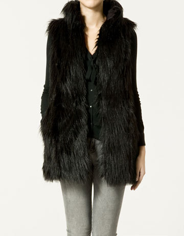 2012 new  Free Shipping promotion womem's high quality  winter real TIBET SHEEP FUR vest balck xs -xl