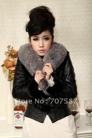 2012 new Good quality and the trend of the sheep skin mink fur for woman clothes