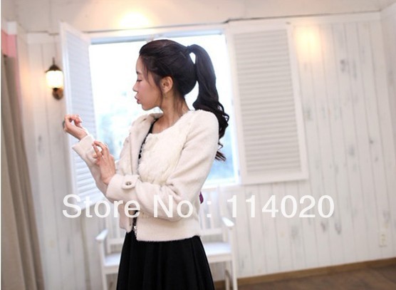 2012 new Korean Lady sweet temperament Joker Barret coat zipper long sleeve short jacket wholesale 1113