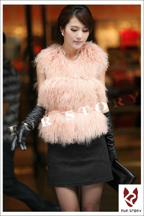 2012 new rabbit  lamb fur vest waistcoat coat jacket ladies' garment 5colors free shipping