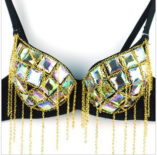 2012 New Sexy Bras Women Party Disco Tassel Bra Punk Dance Bras For Women FREE SHIPPING Best Quality