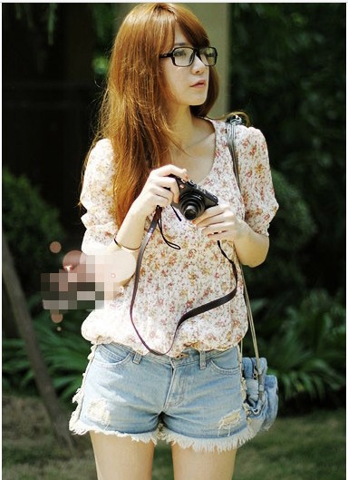 2012 New Sexy Lady Edge Shorts Women Jeans Hole Shorts Hot Pants Denim Short Pants