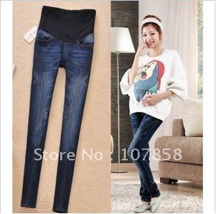 2012 NEW Spring and Autumn Fashion Casual Maternity jeans Pregnant women Jeans maternity Clothes #RYW08