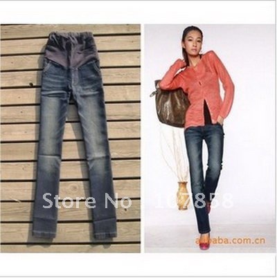 2012 New Spring and Autumn Maternity jeans Pregnant women Jeans Maternity Pants Maternity Wear ##YZ5802