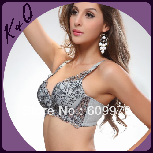 2012 new style bras, grid pattern spiders butterfly deep V design, elegent and fashion, highlights the feminine qualities