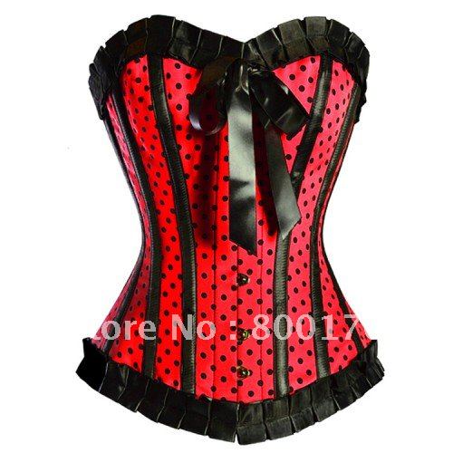 2012 new style   BURLESQUE CORSET COSTUME 5205 S-6XL