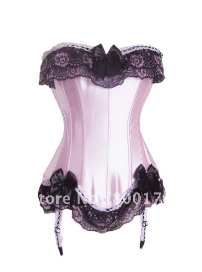 2012 new style  Sexy  pink corset  8811  S-6XL