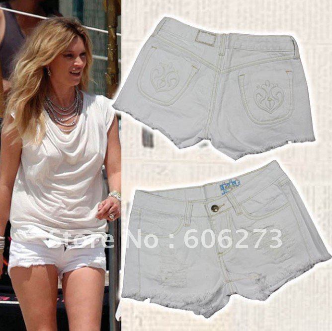 2012 New Women Cut Off Siwy shorts Snowstorm denim Pants