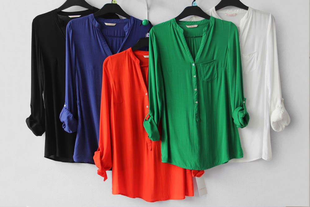 2012 New Women's Fashion Candy Color Long Sleeve Blouse Ladies Shirt Tops Free Shipping