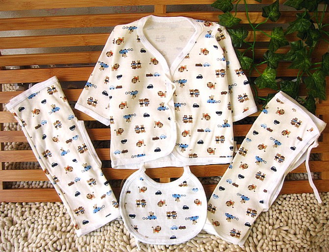 2012 newborn underwear 4 child lacing enterotoxigenic dricing underwear 100% cotton set