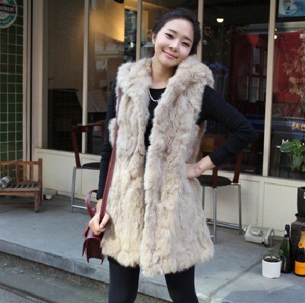 2012 NEWEST Faux Cape vest Thermal Vest Outerwear Fashion Fur Vest Hoodies EY-32