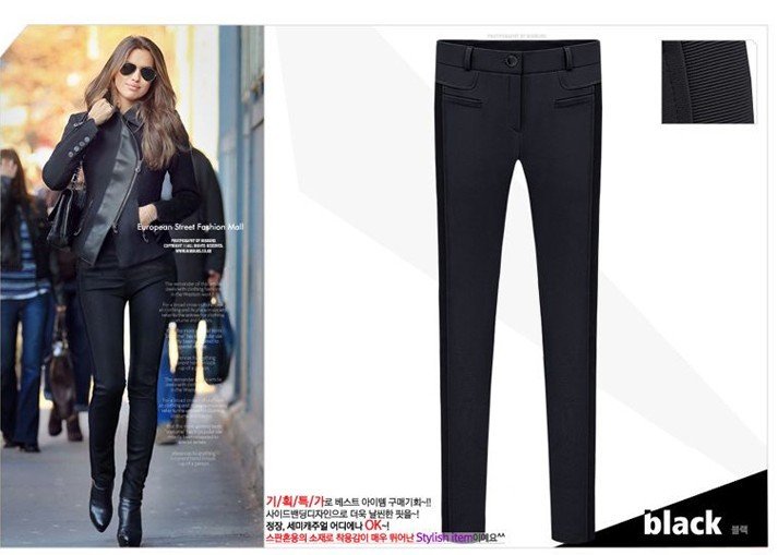 2012 Newest women's skinny cotton pants, lady pencil pants, black,beige, S M L