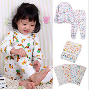 2012 NISHIMATSUYA infant clothes underwear set dual lines, trousers long-sleeve baby clothes long johns