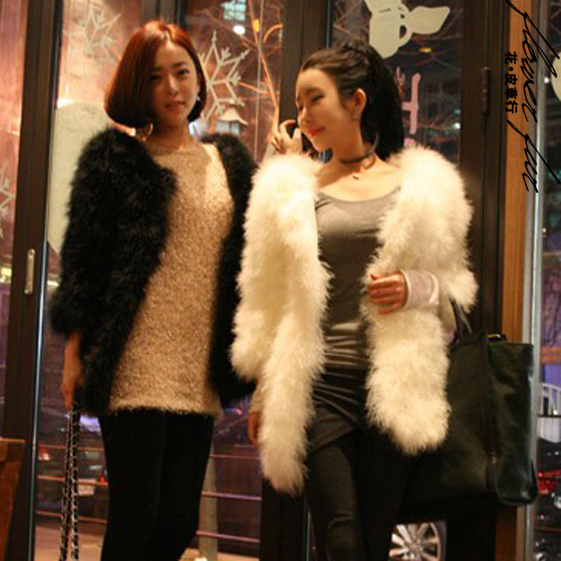 2012 ostracods wool outerwear medium-long fur coat