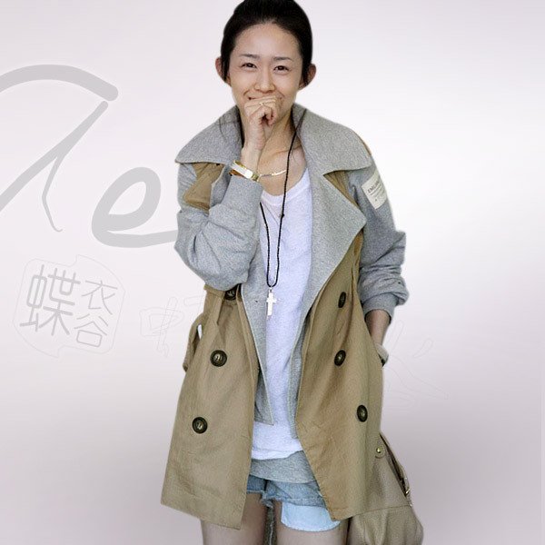 2012 overcoat outerwear women's trench female slim women's fashion female trench