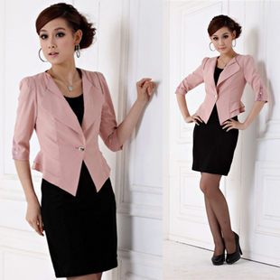 2012 professional set women's spring and autumn half sleeve ol skirt slim women's one-piece dress