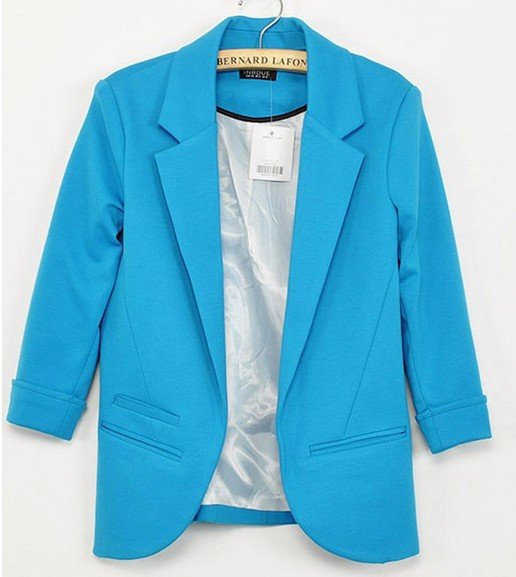 2012 Quality Autumn New fashion Womens' Blazer Suits Jackets porkets Brand cozy elegant slim outwear OL casual coat 4 colors