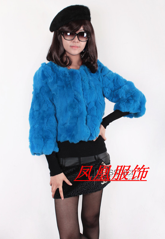 2012 rex rabbit hair fur coat short design women's fur overcoat vest