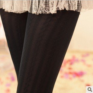 2012 Ribenyuandan cannabis wheat significantly stovepipe pantyhose leggings velvet backing socks