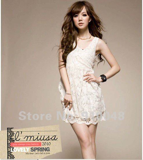 2012 sexy lace tank dress / wholesale & retail / free shipping