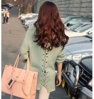 2012 sexy long design slim hip after the bandage zircons sweater female g91 free shipping