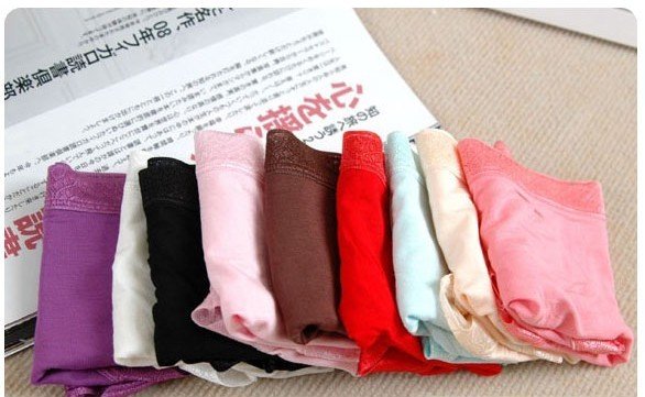 2012 Sexy Pure color lace panties underwear women 5 Pcs/lot Free Shipping briefs