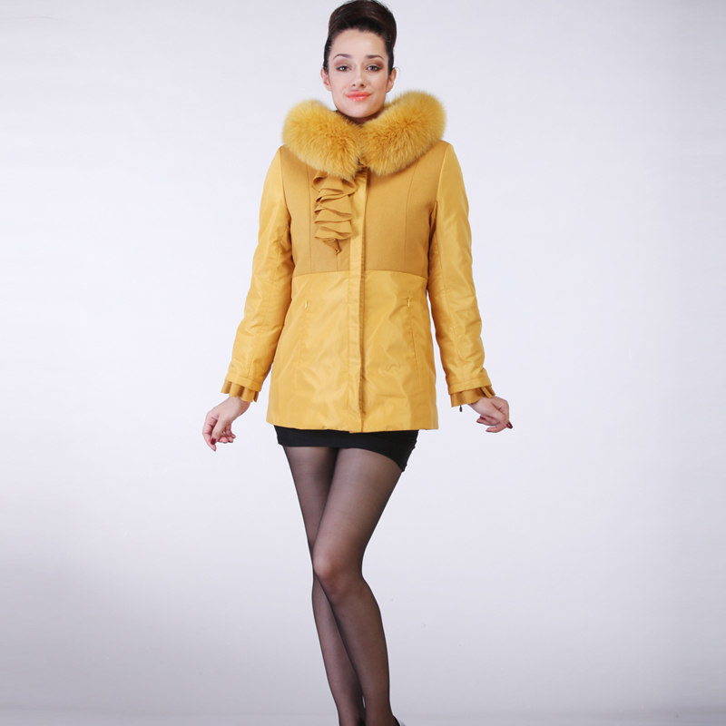 2012 short design women's rex rabbit nick coat fur fox fur rabbit hair wool liner fashion