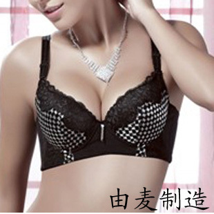 2012 single-bra large cup bra plus size underwear furu thin cup underwear push up bra 8896