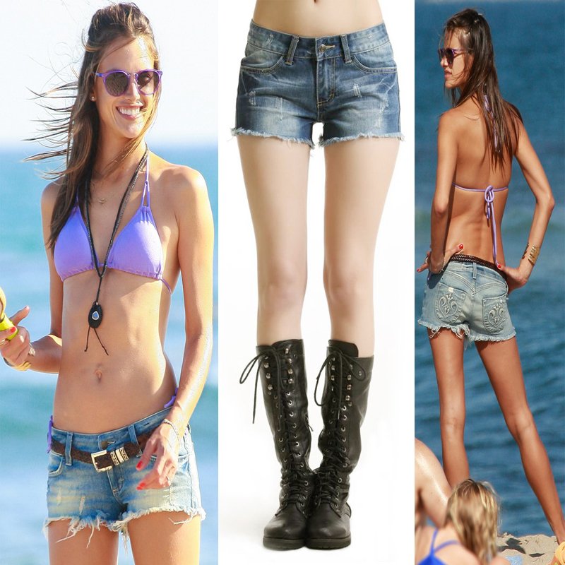 2012 siwy camilla loveless whisker hole denim shorts