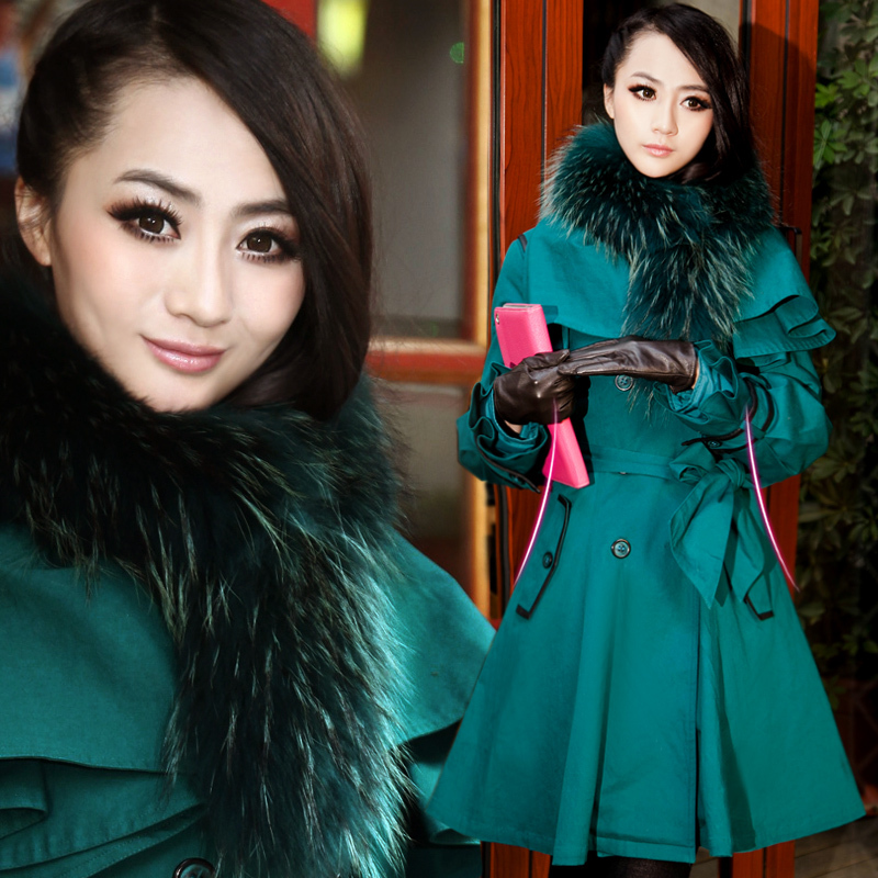 2012 slim medium-long Women down coat down coat