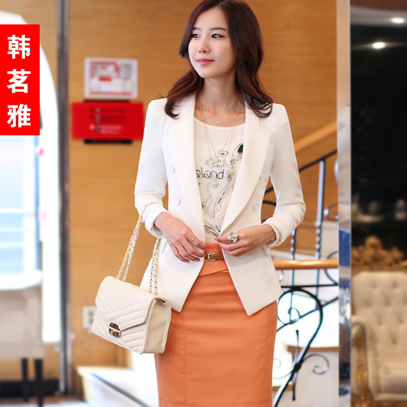 2012 slim ol spring and autumn gentlewomen suit skirt professional set women's fashion