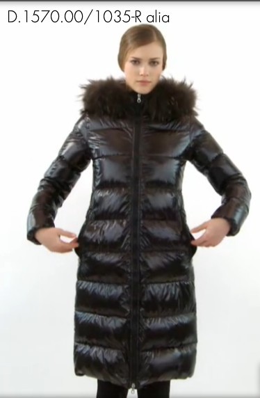 2012 slim thickening women's long design black fox fur down coat for women