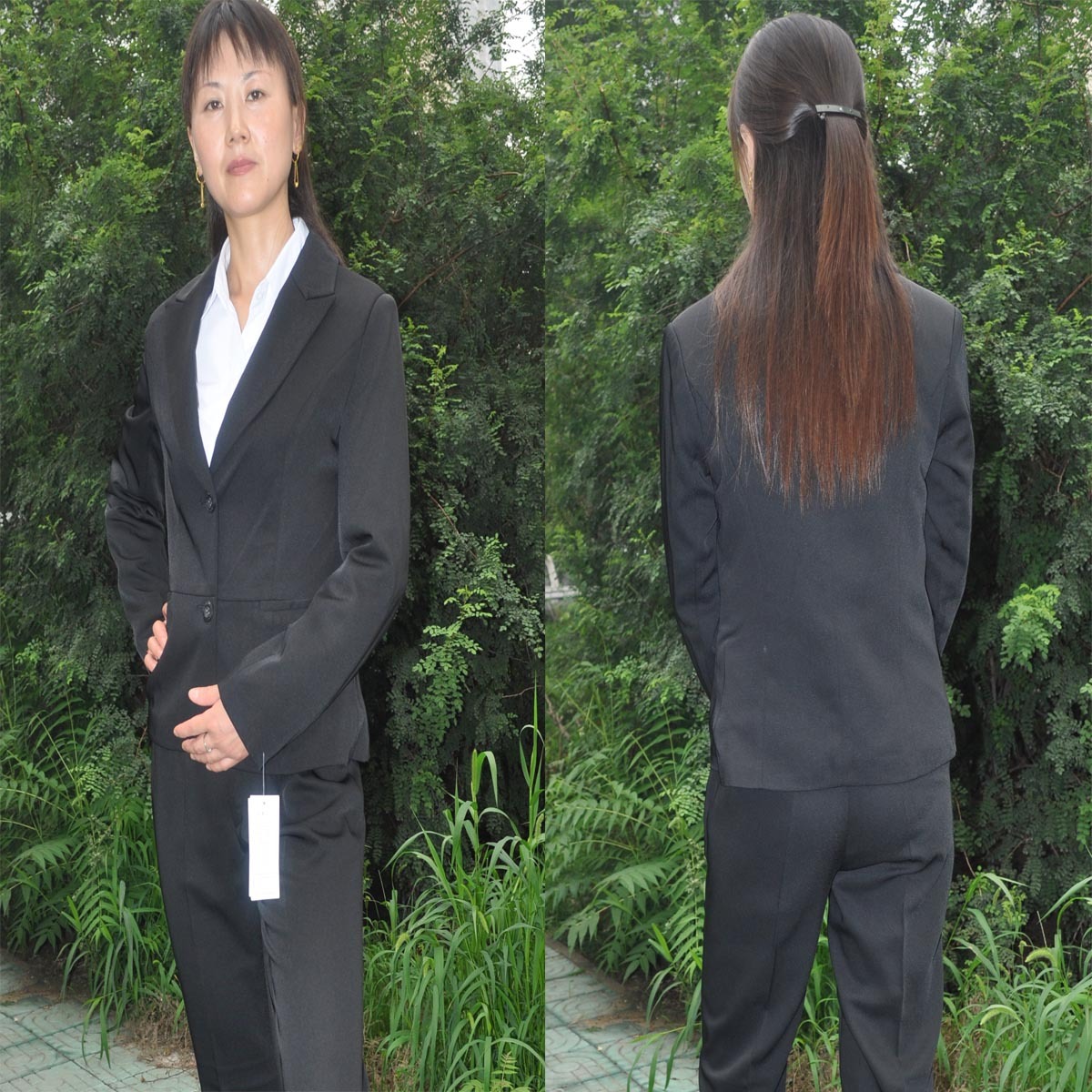 2012 spring and autumn career dress pants set work wear suit piece set