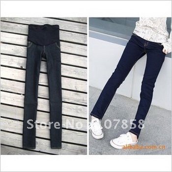 2012 Spring and Autumn  Fashion Maternity jeans Pregnant women Jeans Maternity Pants Maternity abdominal pants #YZM3035