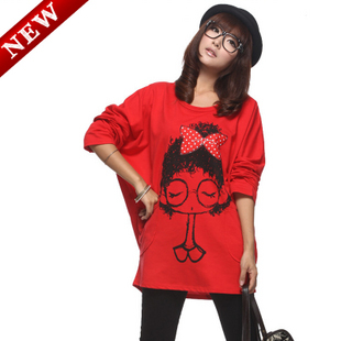 2012 spring and autumn new arrival maternity clothing t-shirt double pocket maternity batwing shirt maternity top t10